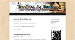Desktop Screenshot of excellearningcentre.com
